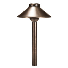 Load image into Gallery viewer, Total Light Boca Brass Path Light- 6" Shade 18" Stem - Total Light Landscape Lighting Solutions