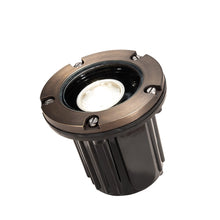 Load image into Gallery viewer, Total Light Well Light With Classic Brass & Clear Lens Top - Total Light Landscape Lighting Solutions