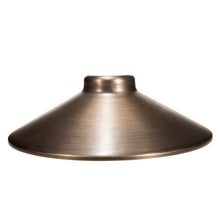 Load image into Gallery viewer, Total Light Boca Brass Path Light- 8&quot; Shade 15&quot; Stem - Total Light Landscape Lighting Solutions
